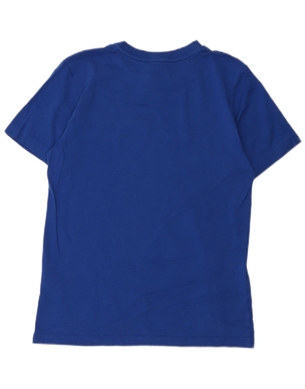 Adidas Mens Graphic T-Shirt Top Small Blue Cotton