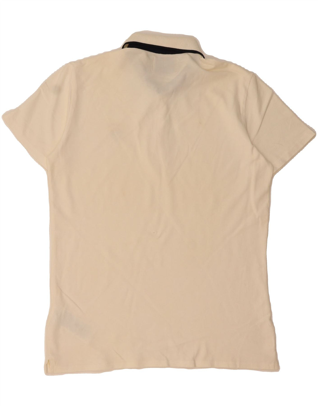 GUESS Mens Polo Shirt UK 42 XL Off White Cotton Vintage Guess and Second-Hand Guess from Messina Hembry 