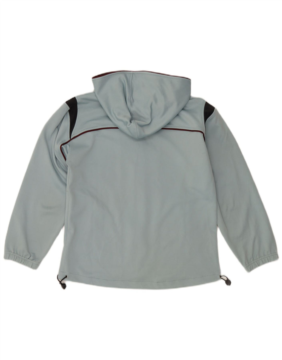 Asics Mens Hooded Tracksuit Top Jacket Pequeno Azul Colourblock Poliéster