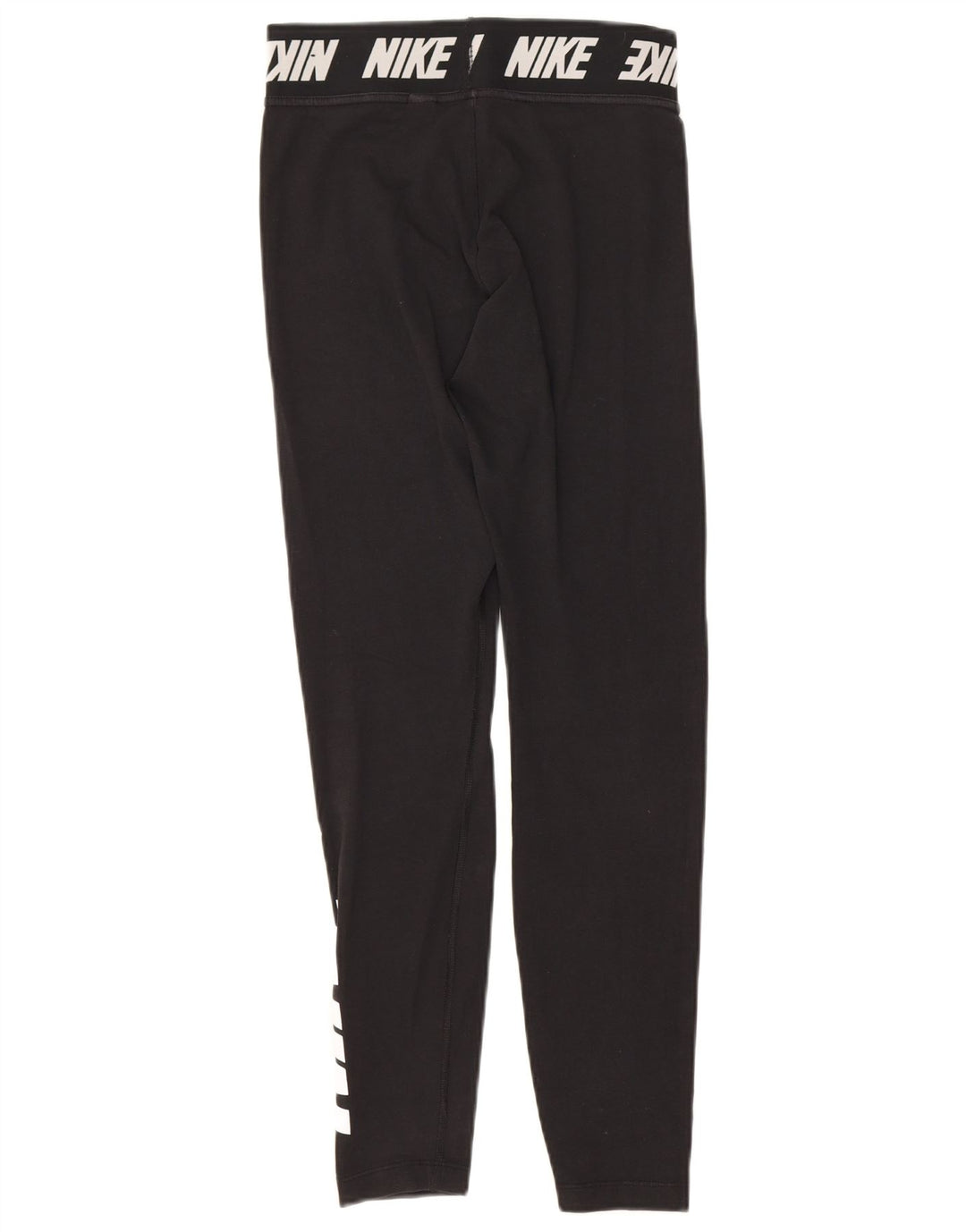 Leggings Nike Femininas Graphic UK 8 Pequenas Algodão Preto