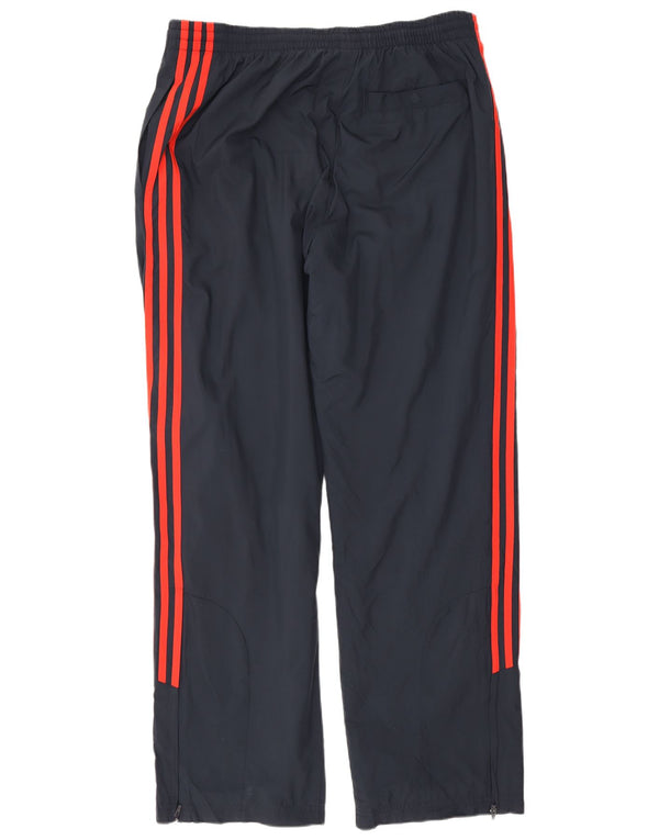 Calça de treino masculina Adidas médio azul marinho poliéster