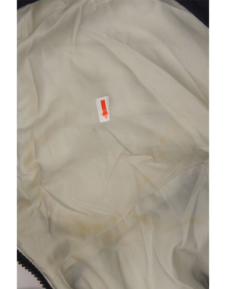 Jaqueta masculina acolchoada com capuz JACK & JONES Reino Unido 40 grande poliéster azul marinho