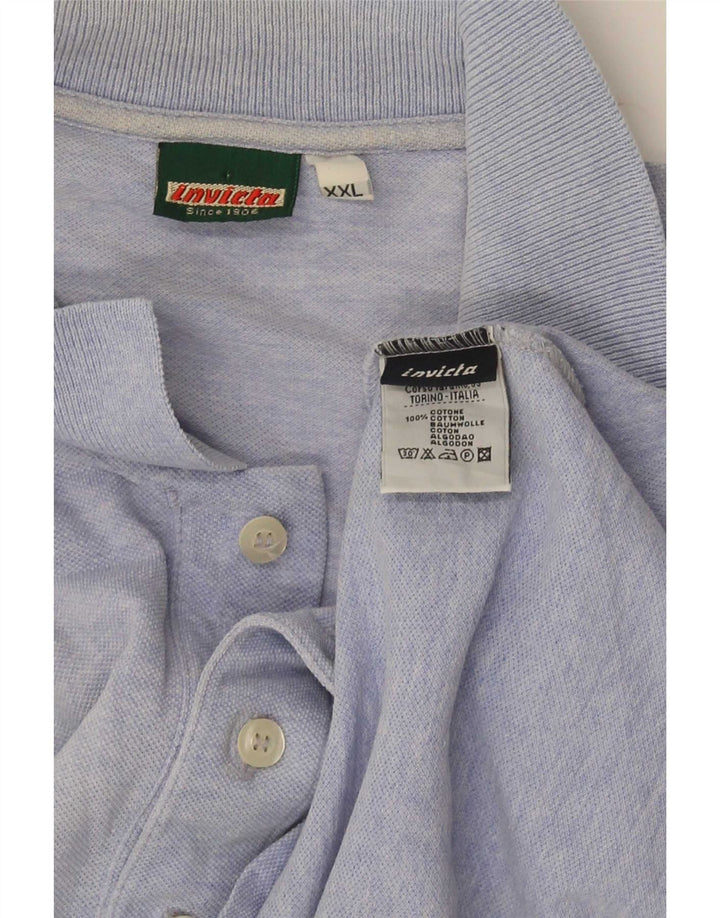 Camisa polo masculina Invicta 2XL algodão azul