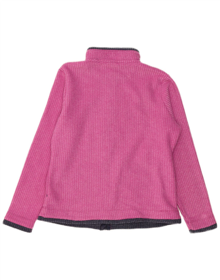 Jaqueta de lã das mulheres estranhas dos peixes poliéster roxo grande Reino Unido 14