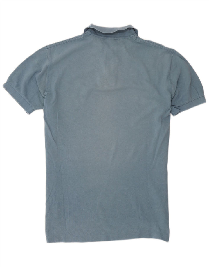 Camisa polo masculina Polo Ralph Lauren de algodão azul médio