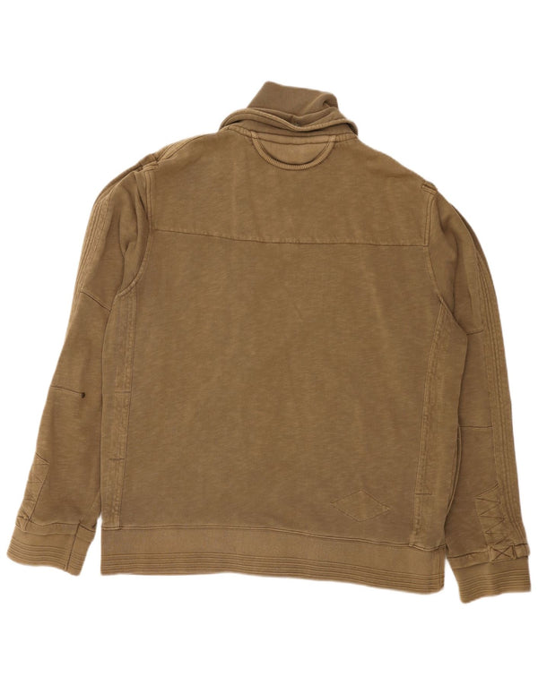 Jaqueta utilitária masculina Fat Face XL cáqui algodão salpicado