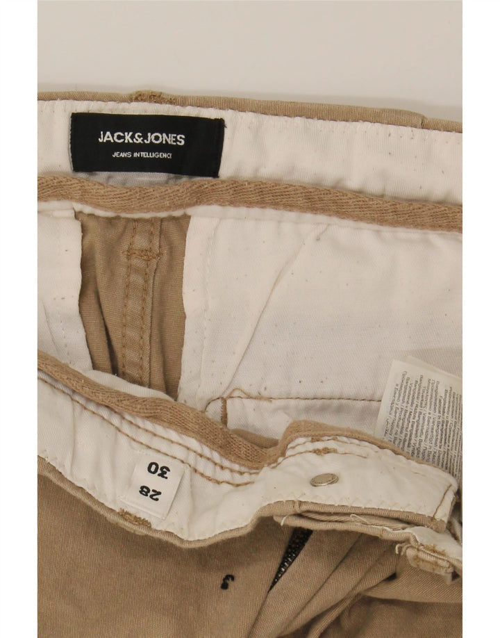 JACK & JONES Mens Joggers Cargo Trousers W28 L27 Beige Cotton Vintage Jack & Jones and Second-Hand Jack & Jones from Messina Hembry 