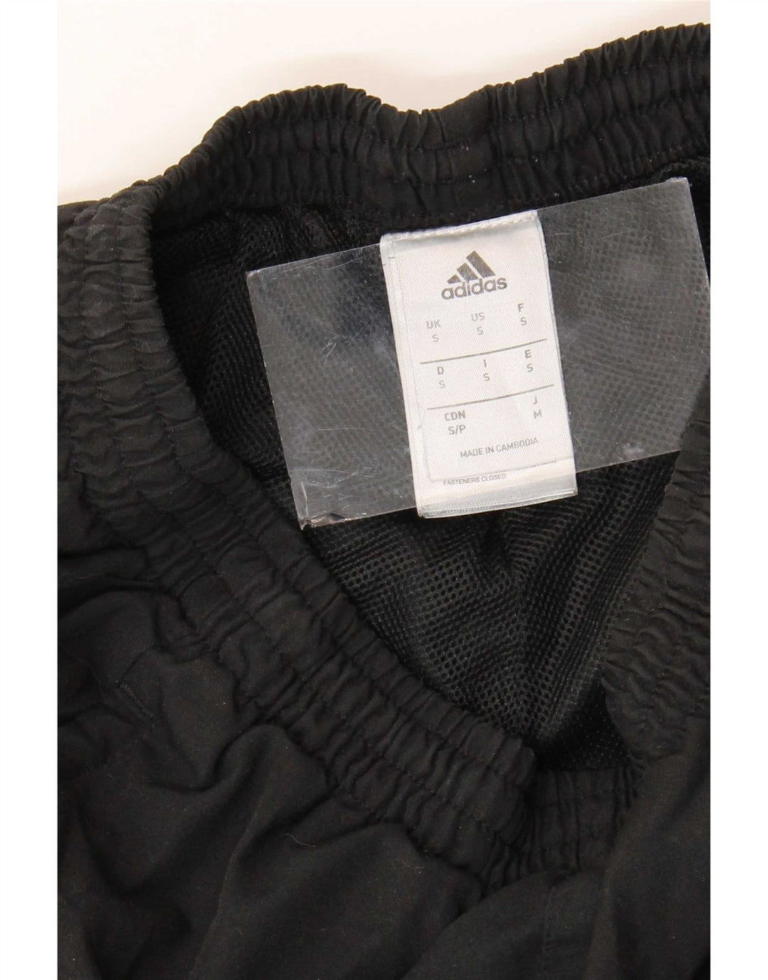 Adidas Mens Treino Calças Joggers Pequeno Poliéster Preto