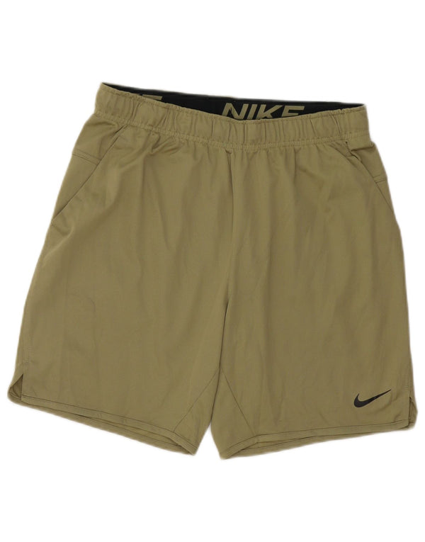 Nike Mens Dri Fit Sport Shorts Pequeno Verde Poliéster