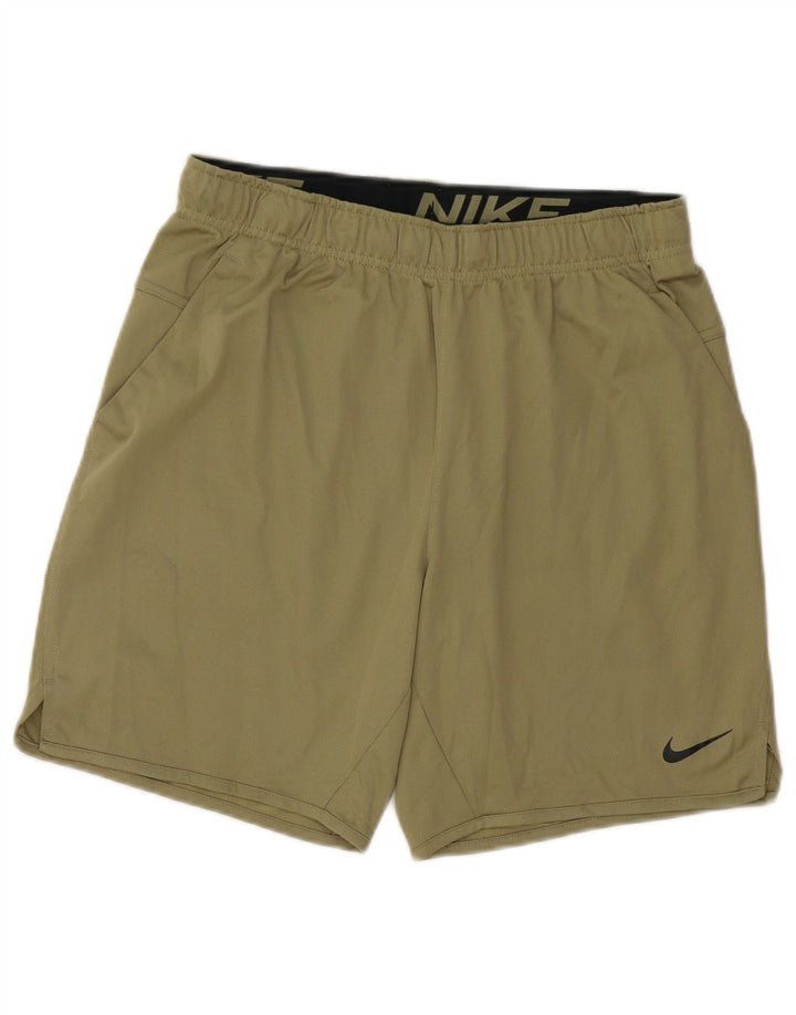 Nike Mens Dri Fit Sport Shorts Pequeno Verde Poliéster