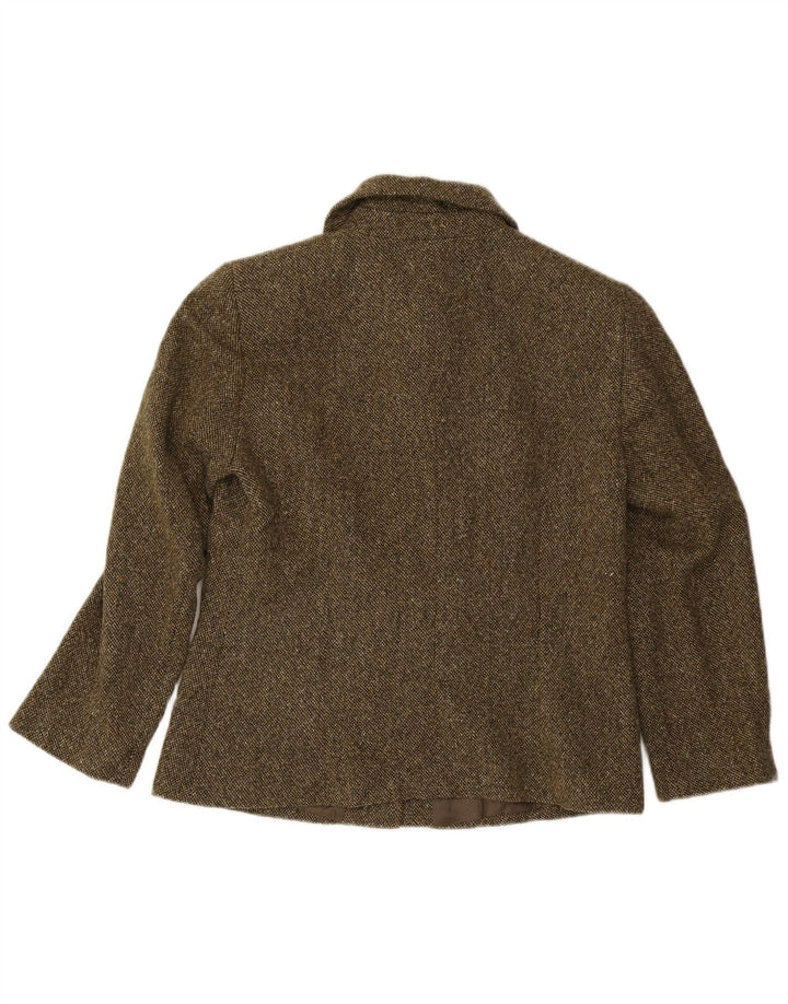 Luisa Spagnoli Blazer feminino IT 48 XL cáqui salpicado