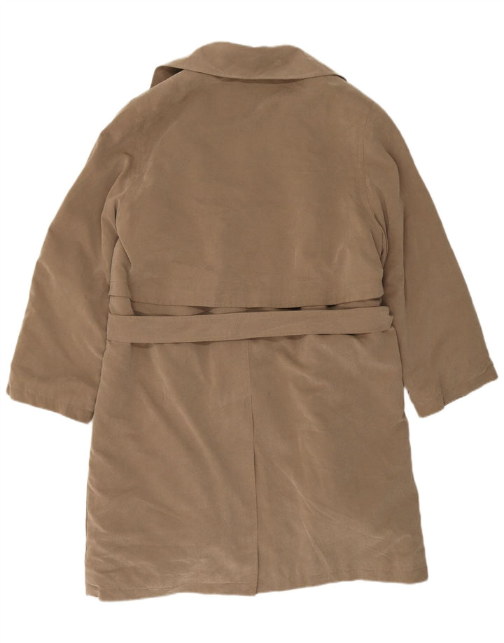 Casaco trench oversized feminino Windsmoor UK 18 XL cáqui poliacrílico