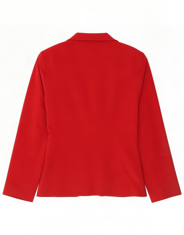 Jaqueta Blazer Feminina Etam Reino Unido 12 Poliéster Vermelho Médio