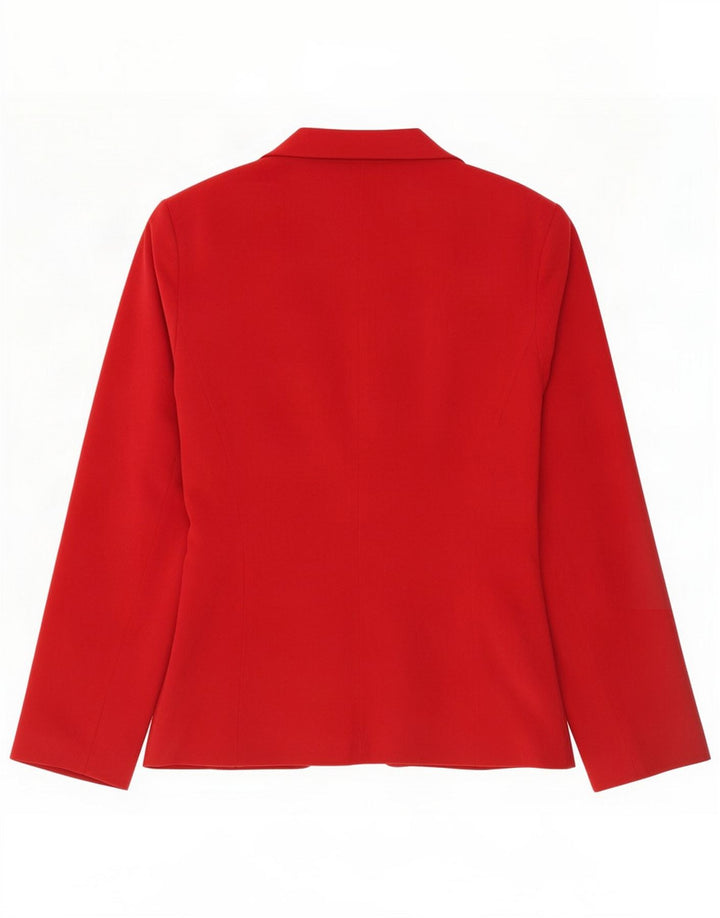 Jaqueta Blazer Feminina Etam Reino Unido 12 Poliéster Vermelho Médio