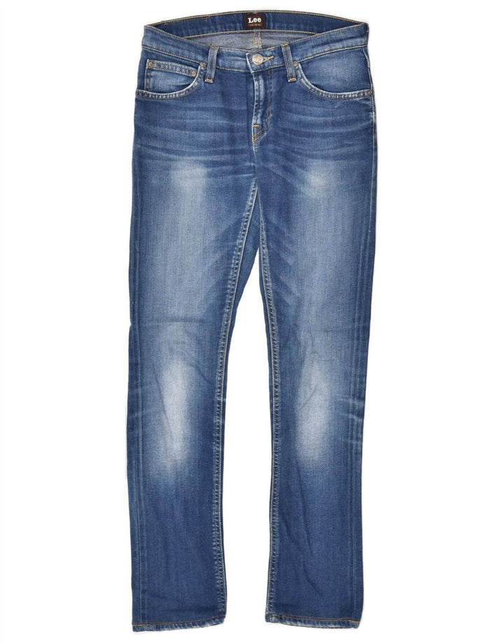 LEE Womens Slim Jeans W27 L33 Blue Cotton | Vintage Lee | Thrift | Second-Hand Lee | Used Clothing | Messina Hembry 