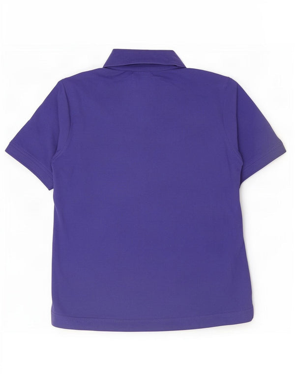 Kappa Womens Polo Shirt UK 12 Medium Purple Cotton