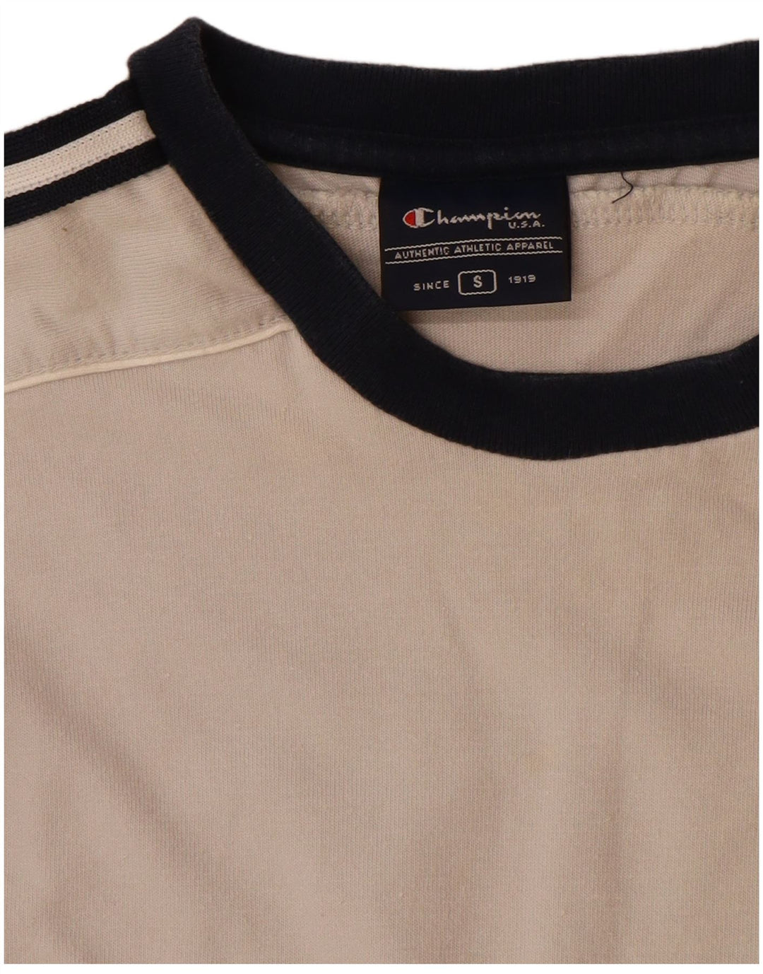 Camiseta masculina gráfica Champion pequeno algodão cinza