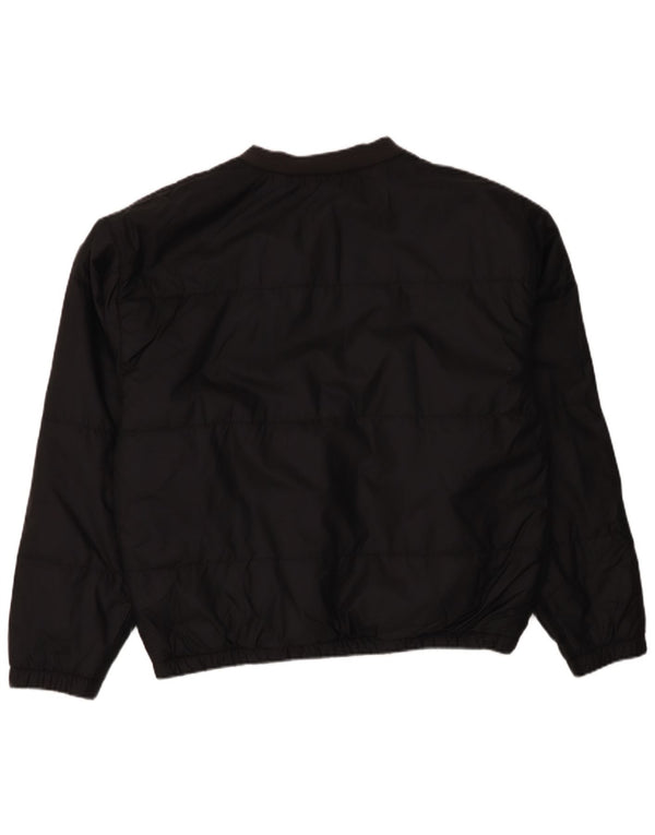Adidas Mens Oversized Pulôver Acolchoado Jaqueta UK 34 XS Poliéster Preto