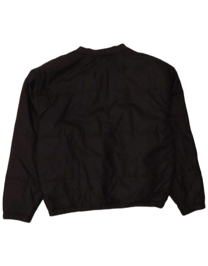Adidas Mens Oversized Pulôver Acolchoado Jaqueta UK 34 XS Poliéster Preto