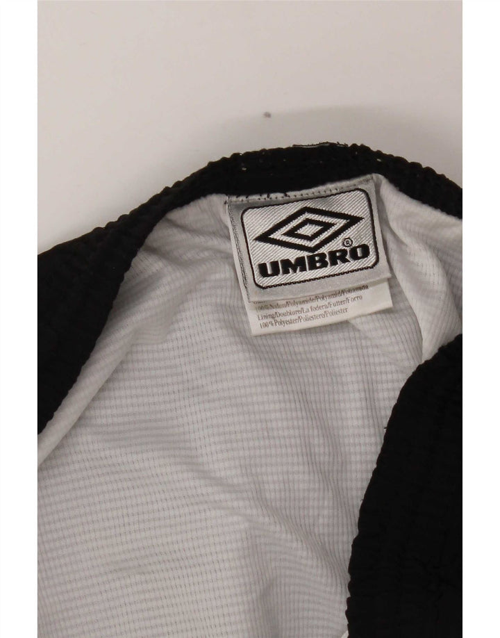 Shorts de banho masculino Umbro grande poliéster preto