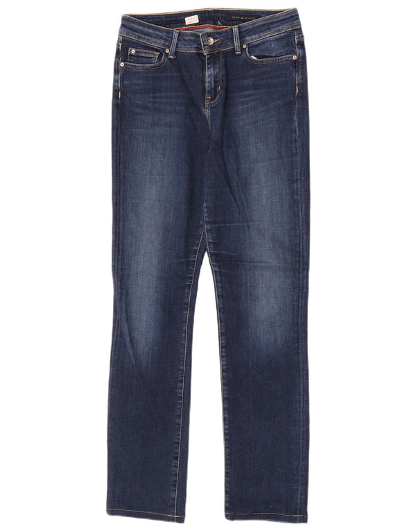 Jeans feminino Tommy Hilfiger Paris Classic Fit Straight W28 L30 Azul Algodão