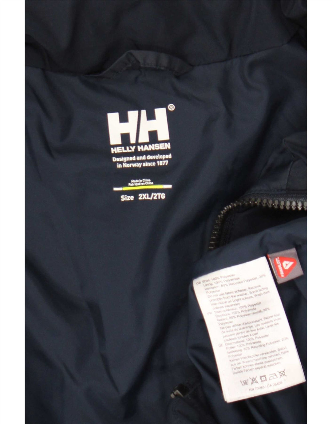 Jaqueta bomber masculina Helly Hansen UK 44 2XL poliéster azul marinho