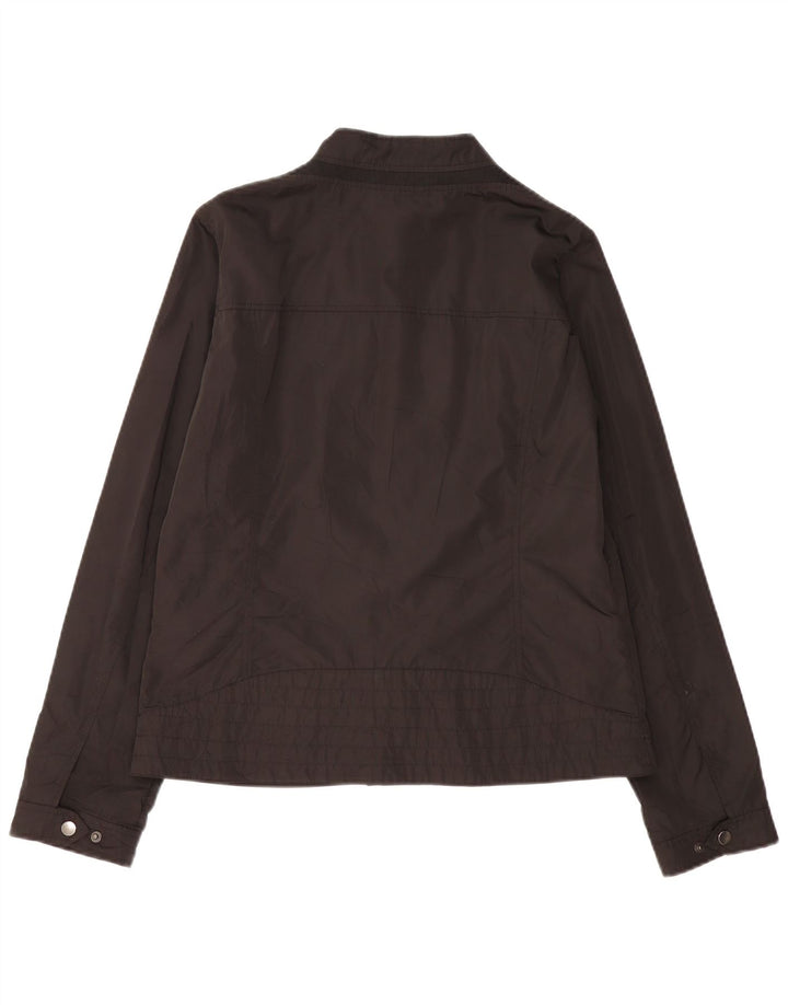 Jaqueta bomber feminina Geox Respira UK 14 grande poliéster preto