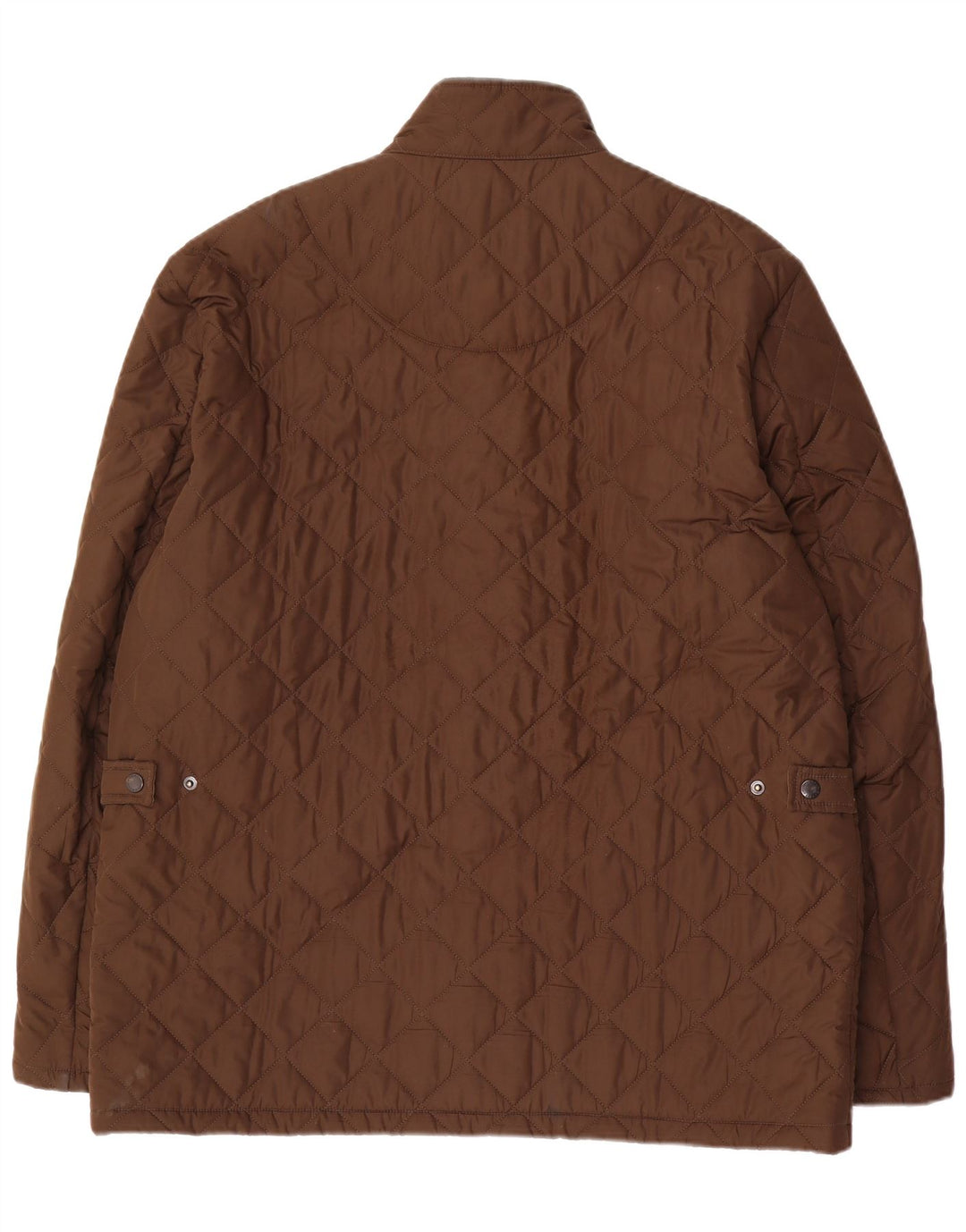 Jaqueta acolchoada masculina BARBOUR UK 42 XL poliéster marrom