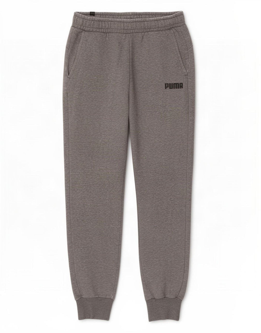 Calça de treino masculina Puma Joggers cinza médio manchado