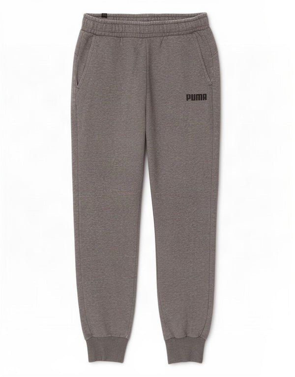 Calça de treino masculina Puma Joggers cinza médio manchado