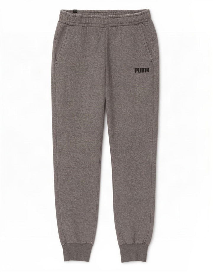 Calça de treino masculina Puma Joggers cinza médio manchado