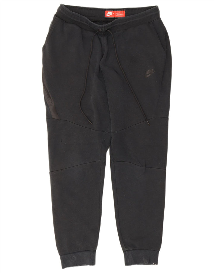 Calça de treino masculina Nike joggers grande algodão preto
