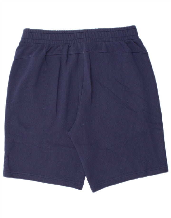 Shorts esportivos masculinos Puma Graphic grandes algodão azul marinho