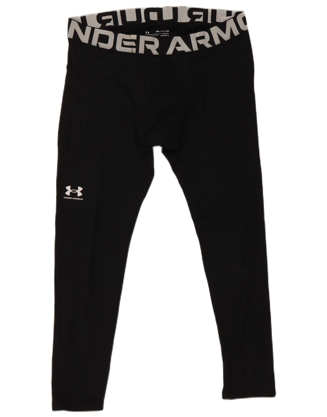 UNDER ARMOUR Masculino Cold Gear Graphic Leggings 2XL Poliéster Preto