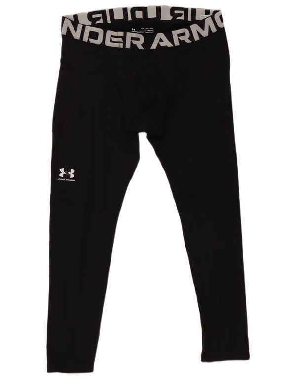 UNDER ARMOUR Masculino Cold Gear Graphic Leggings 2XL Poliéster Preto