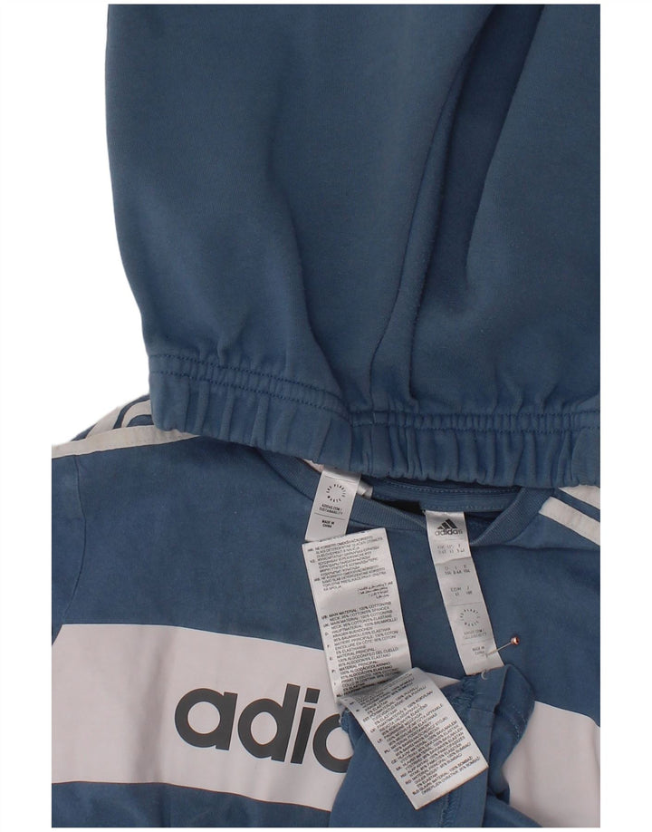 Conjunto de 2 peças ADIDAS Boys Graphic 3-4 anos azul colorblock algodão