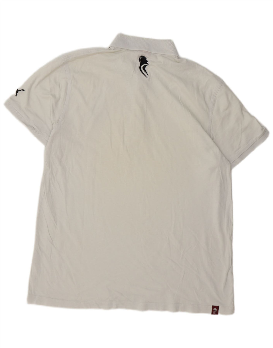 Camisa polo masculina Puma XL algodão branco