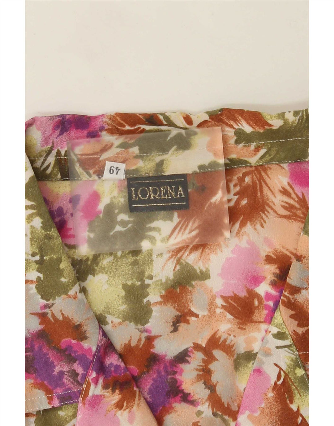 Lorena Camisa feminina de manga curta IT 49 XL multicolorida floral