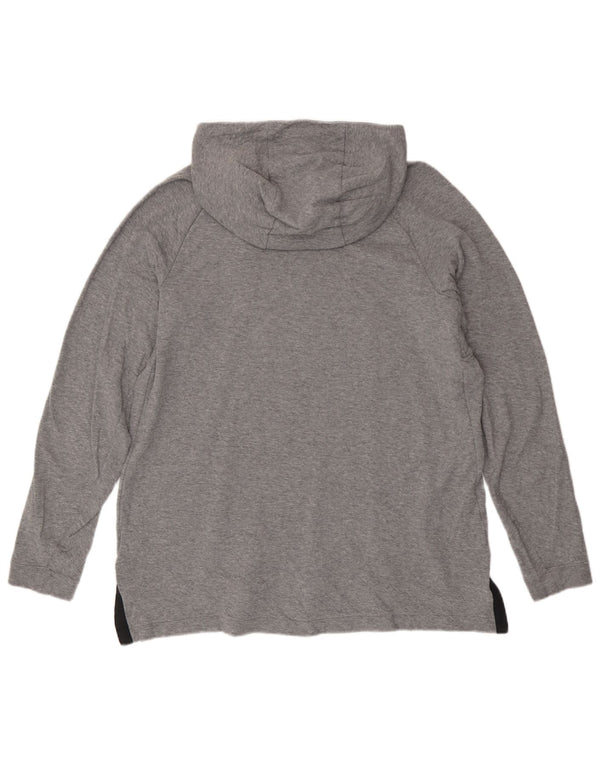Jumper com capuz Nike feminino UK 18 XL cinza