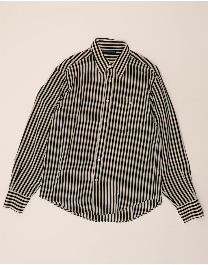 Camisa masculina Pancaldi & B grande listrada preta
