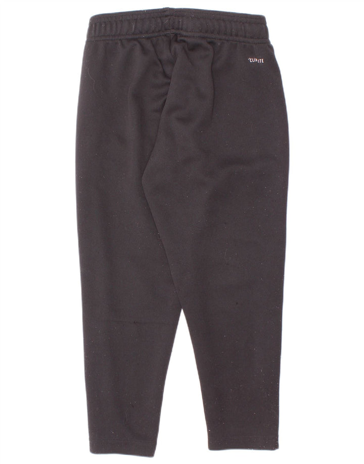Calças de treino Adidas Boys Climalite 3-4 anos preto poliéster