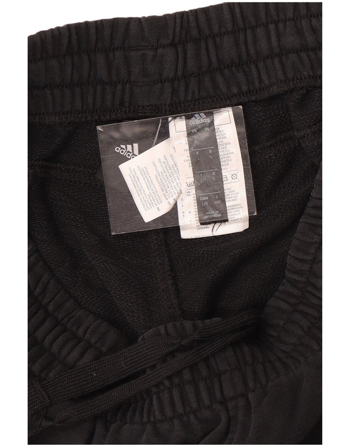 Adidas Mens Graphic Calças de treino Joggers Grande Preto