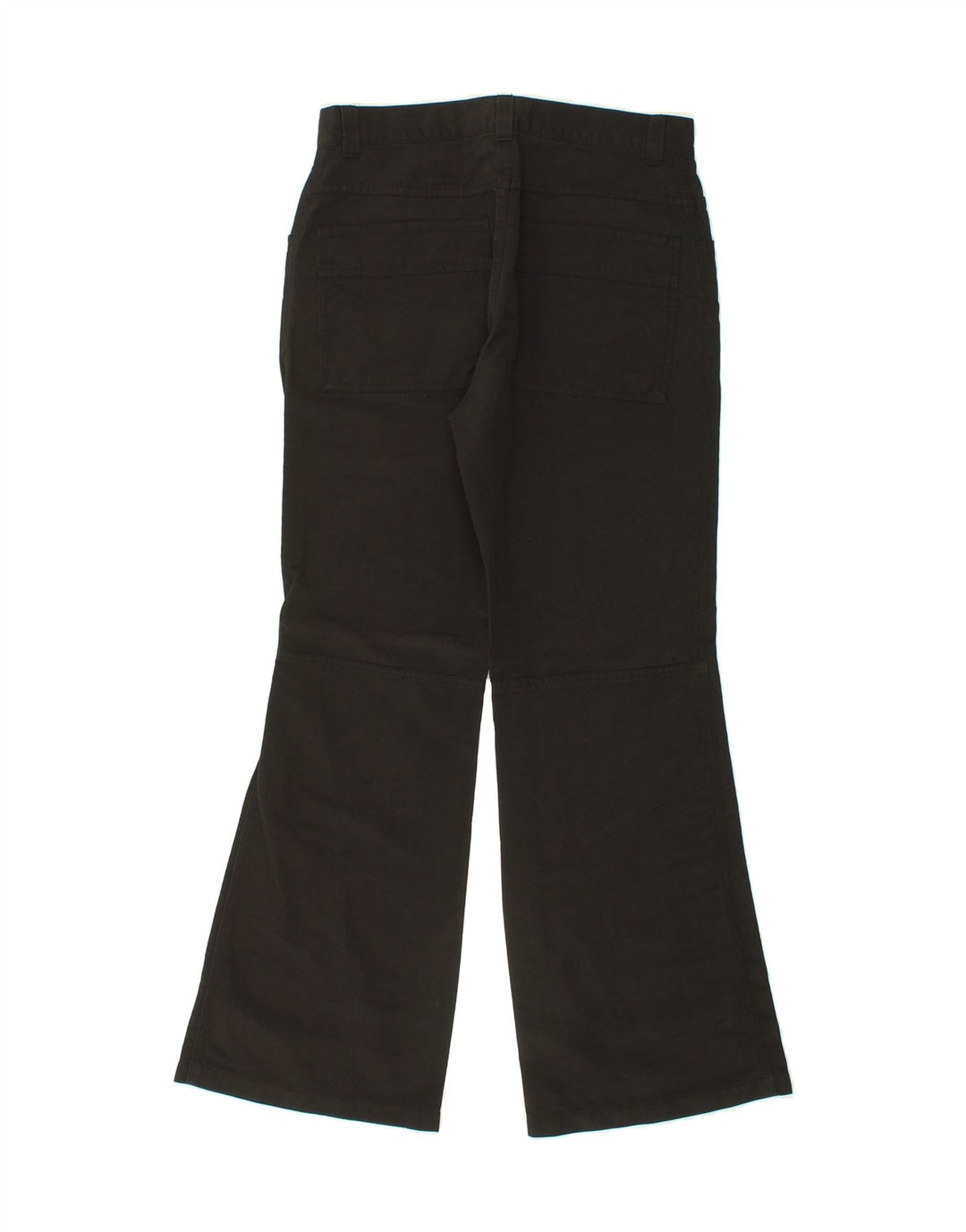 CLOCK HOUSE Womens Flare Casual Trousers W30 L30  Black Cotton Vintage CLOCK HOUSE and Second-Hand CLOCK HOUSE from Messina Hembry 
