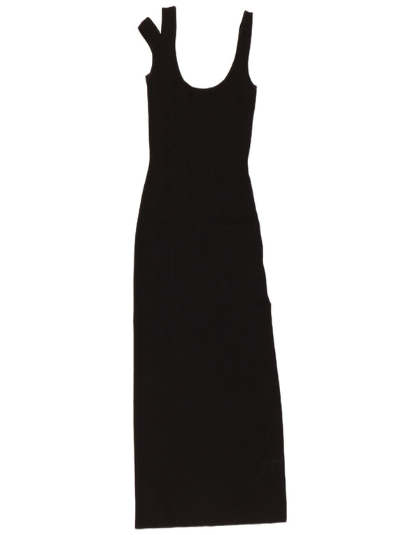 Vestido bodycon feminino sem mangas All Saints UK 4 XS preto viscose