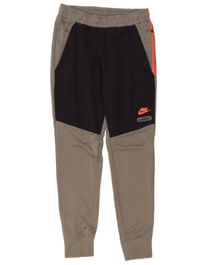 Calça de treino masculina NIKE Joggers cinza médio colorblock poliéster