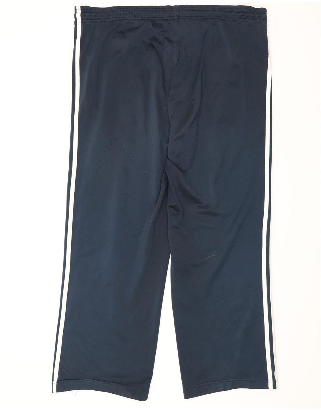 Calça de treino masculina Adidas grande poliéster azul marinho