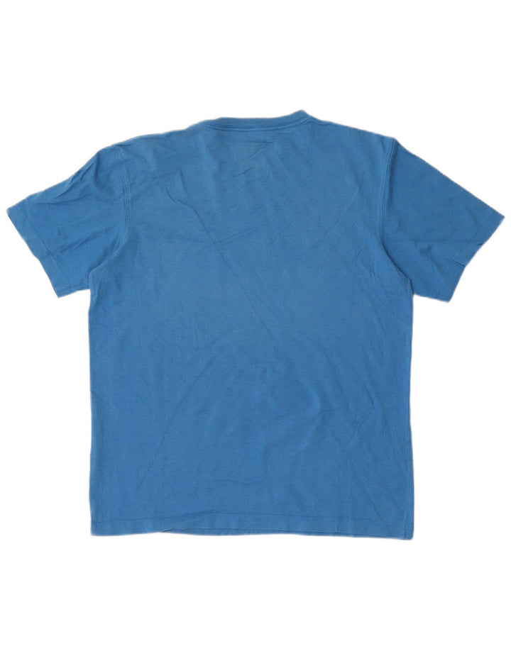 Camiseta masculina Timberland Regular Fit Graphic Top Médio Algodão Azul