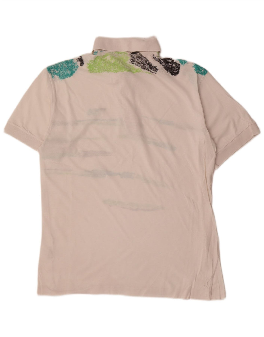 Camisa Polo Masculina Fila IT 48 Média Off White Listrada