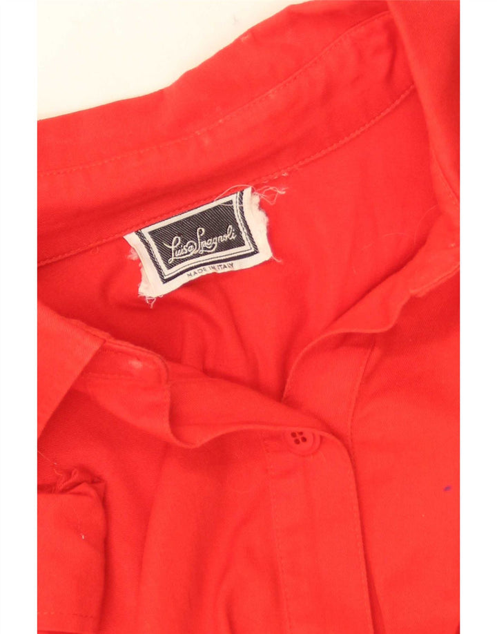 Luisa Spagnoli Vestido Shift Feminino Reino Unido 14 Grande Vermelho