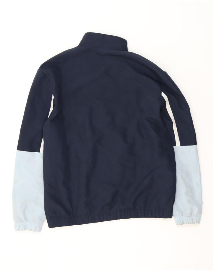 Adidas Mens Tracksuit Top Jacket Médio Azul Marinho Colorblock Poliéster